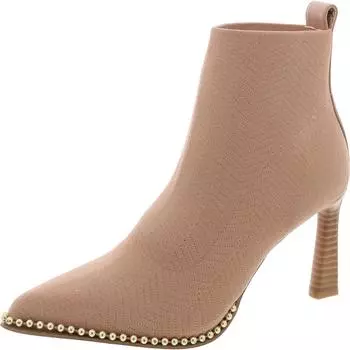 Женские ботильоны Beya с острым носком, украшенные бисером BCBGeneration, цвет tan flyknit