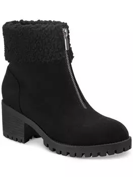 Женские ботильоны Biancaa из искусственной замши с рифленой подошвой Style & Co., цвет black microsuede