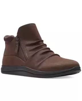 Женские ботильоны Breeze Range с защипами Clarks, коричневый