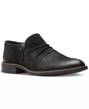 Женские ботильоны Camzin Pace с рюшами и молнией Clarks, черный
