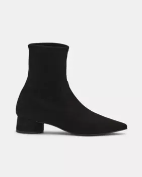 Женские ботильоны Carla из черной эластичной овчины Lottusse, черный