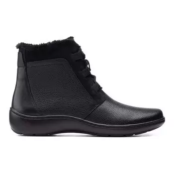 Женские ботильоны Clarks Cora Chai из искусственного меха Clarks, черный