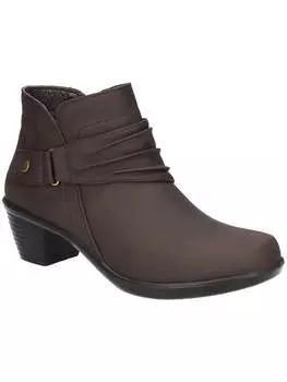 Женские ботильоны Damita из искусственной кожи с рюшами Easy Street, цвет brown/matte