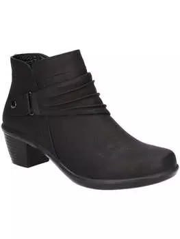 Женские ботильоны Damita из искусственной кожи с рюшами Easy Street, черный/матовый