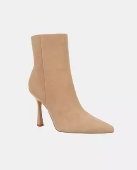 Женские ботильоны Ella из синтетического материала на шпильке и застежке-молнии. Sam Edelman, кэмел