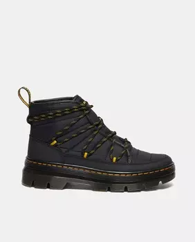 Женские ботильоны горного типа Combs с ремешком сзади и строчкой Dr. Martens, черный