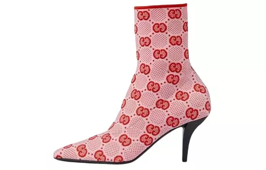 Ботильоны женские Gucci, красно-розовый