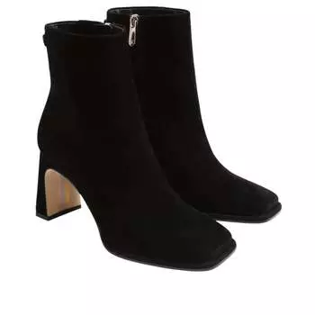 Женские ботильоны Irie Square Toe Ankle Bootie из черной замши Sam Edelman