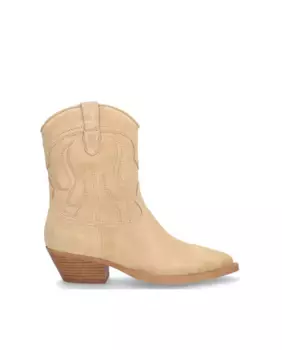 Женские ботильоны из детской шелковой кожи с нескользящей подошвой Alpe, натуральный