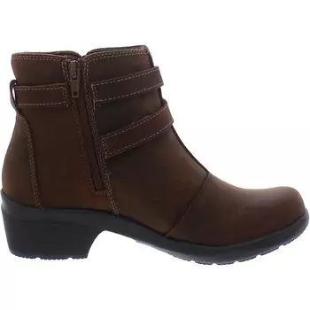 Женские ботильоны из искусственной замши Clarks, коричневый