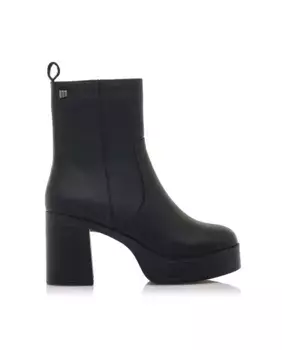 Женские ботильоны из кожи или замши Mustang, черный