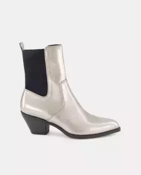 Женские ботильоны из неопрена с эффектом металлик Green Coast, зеленый