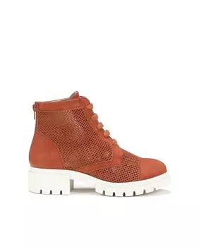 Женские ботильоны из оранжевой ткани на шнуровке Dorking, оранжевый