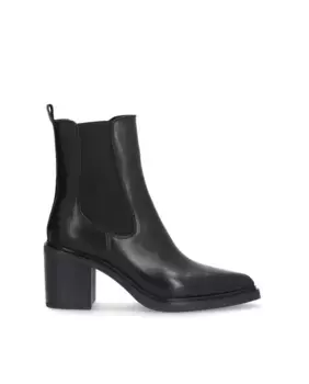 Женские ботильоны из телячьей кожи на нескользящей подошве Alpe, черный