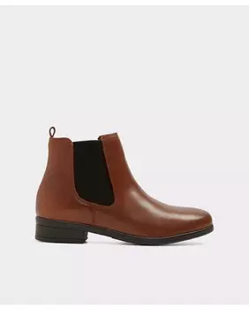 Женские ботильоны из верблюжьей кожи с круглым носком Aldo, коричневый