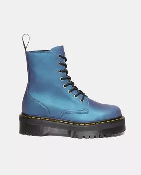 Женские ботильоны Jadon в стиле милитари на платформе и шнуровке Dr. Martens, светло-синий