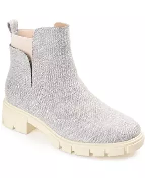 Женские ботильоны Jeeva Lug Sole Journee Collection, серый