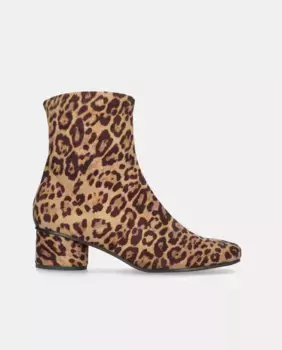 Женские ботильоны Jendayi из эластичной ткани с животным принтом Pretty Ballerinas, коричневый