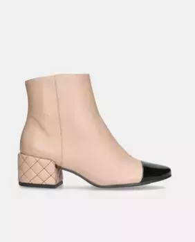 Женские ботильоны Jendayi из мягкой наппы с лакированным носком Pretty Ballerinas, цвет Camel