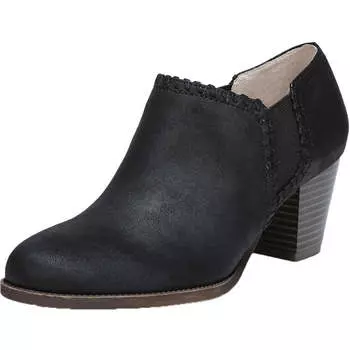 Женские ботильоны Joelle из искусственной кожи на каблуке LifeStride, черный