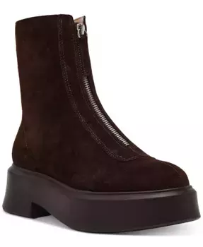 Женские ботильоны Jones Zipper Combat Steve Madden, коричневый