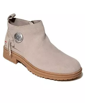 Женские ботильоны Joyelle с акцентом на пуговицах Minnetonka, бежевый