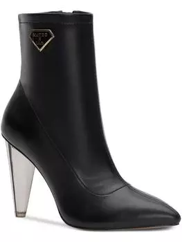 Женские ботильоны Luisa с острым носком и декором INC, цвет black smooth