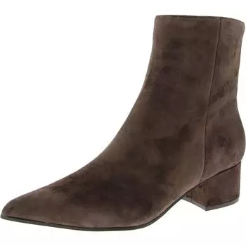 Женские ботильоны Maribu с острым носком и блочным каблуком Nine West, темно-коричневый