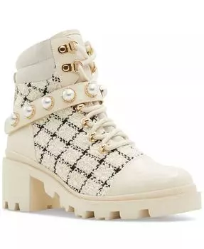 Женские ботильоны Mariette на шнуровке с пряжкой ALDO, белый