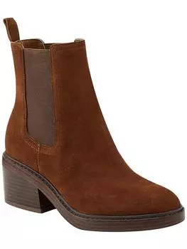 Женские ботильоны Modesty из искусственной кожи на каблуке Marc Fisher, темно-коричневый