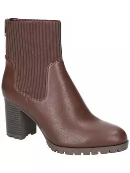 Женские ботильоны на блочном каблуке Easy Street, коричневый