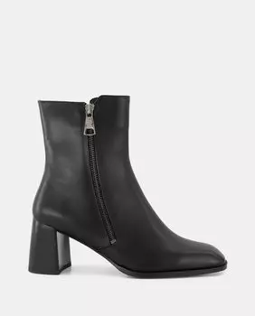 Женские ботильоны на блочном каблуке и застежке-молнии Latouche, черный
