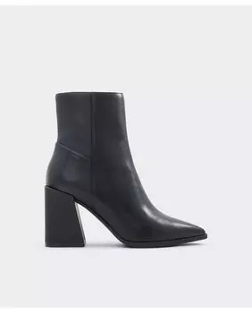 Женские ботильоны на блочном каблуке и заостренном носке Aldo, черный