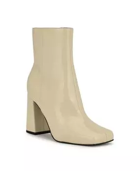 Женские ботильоны на блочном каблуке с квадратным носком Spice Nine West