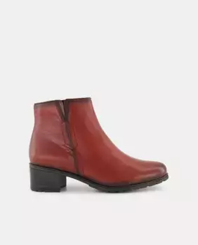 Женские ботильоны на каблуке и резиновой подошве Latouche, бордовый