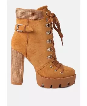 Женские ботильоны на каблуке из березы London Rag, бежевый