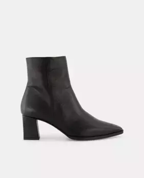 Женские ботильоны на каблуке с гладким каблуком Latouche, черный