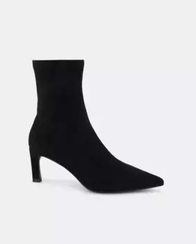 Женские ботильоны на каблуке с тонким носком Latouche, черный