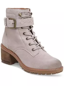 Женские ботильоны на молнии Gemma в армейском стиле и на шнуровке Zodiac, цвет Fog Suede