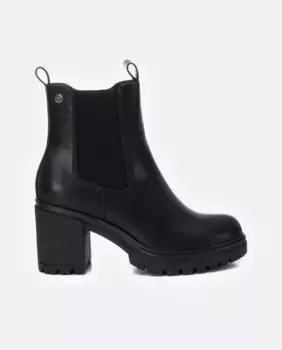 Женские ботильоны на молнии и резиновой подошве Xti, черный