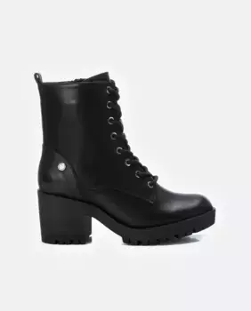 Женские ботильоны на молнии и шнурках Xti, черный