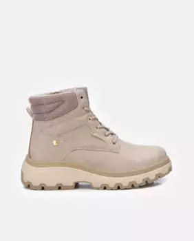 Женские ботильоны на молнии и шнурках Xti, бежевый