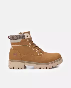 Женские ботильоны на молнии и шнурках Xti, цвет Camel