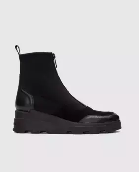 Женские ботильоны на молнии спереди и на платформе Hispanitas, черный