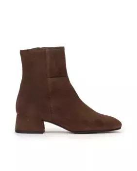 Женские ботильоны на низком каблуке на молнии Pedro Miralles, коричневый
