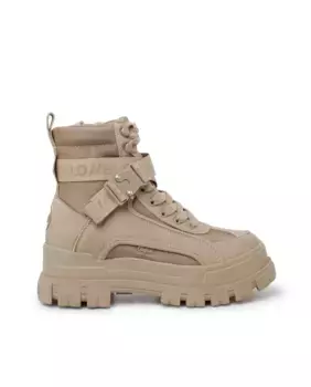 Женские ботильоны на платформе и пряжке Buffalo, бежевый