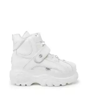 Женские ботильоны на платформе и шнуровке Buffalo, белый