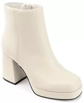 Женские ботильоны на платформе Mollie Journee Collection, белый