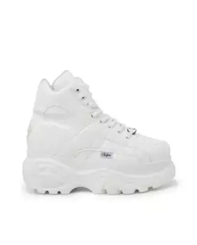 Женские ботильоны на платформе со шнурками Buffalo, белый