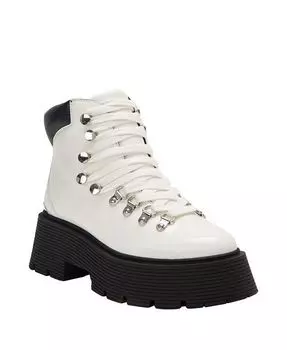 Женские ботильоны на платформе со шнуровкой The Jenifer Lug Sole Katy Perry, цвет Optic White, Black